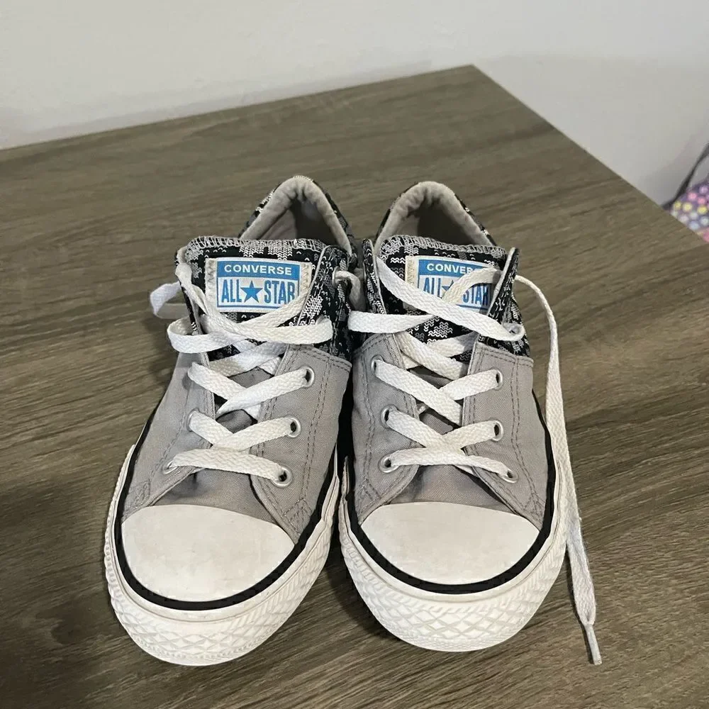 Converse all star Madison wolf gray pattern 3